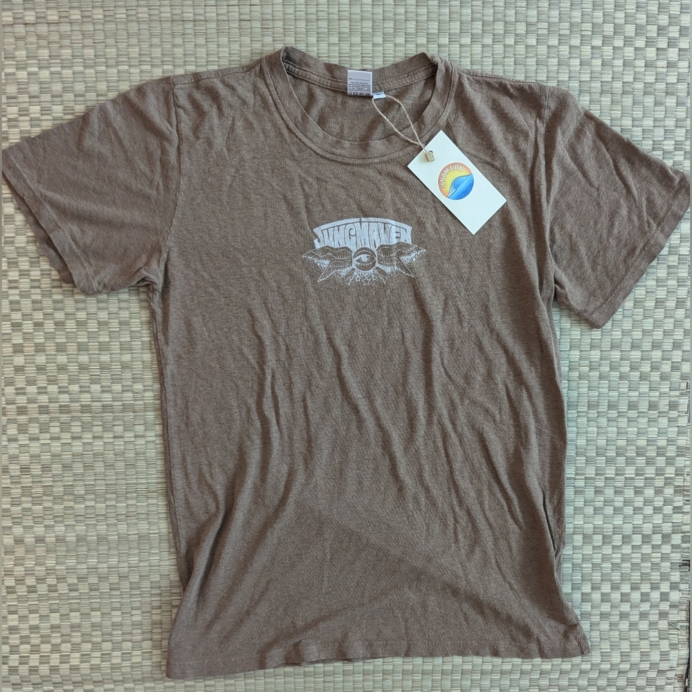 NWT Chenga Jungmaven Logo Tee T-shirt Hemp Blend Men's Size Small Made in USA